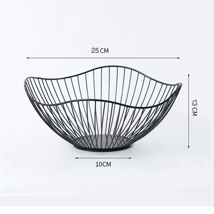 Wavy Iron Metal fruits & Vegetables Basket