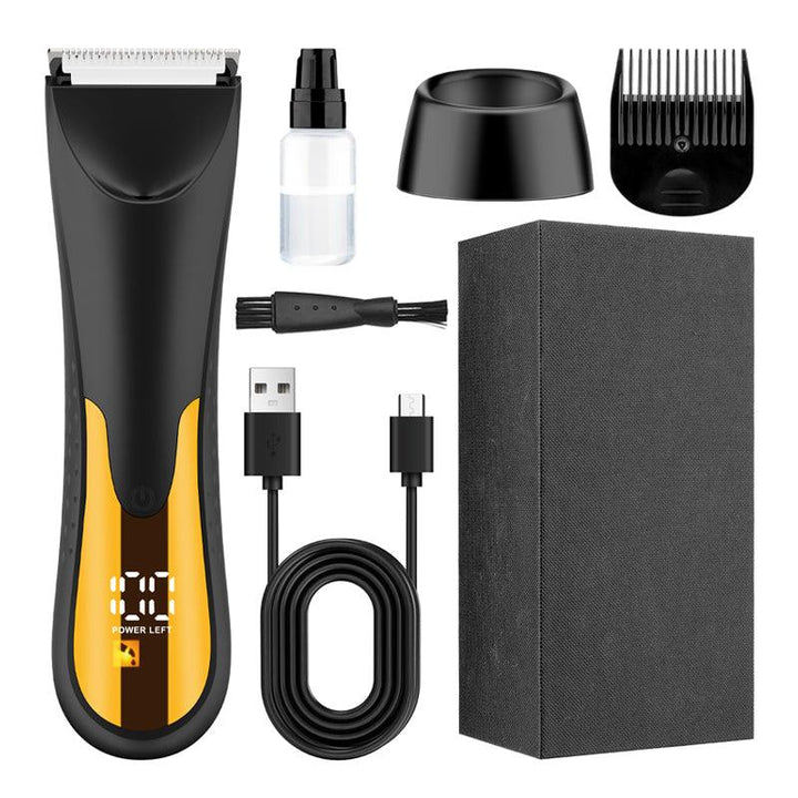Lanumi MS-811 Electric Trimmer – Precision Grooming for Sensitive Areas Gold